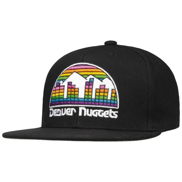 Mitchell & Ness Neon Tropical Nuggets Cap Basecap Baseballcap NBA Flat Brim-image