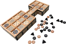 Royal Game of UR, Ancient Strategy Board Games for Adults, Solid Wood and Beauti