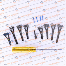 2.7mm Locking Distal Radius Volar Variable Angle L/R Plates 3-6H  Screws 88Pcs