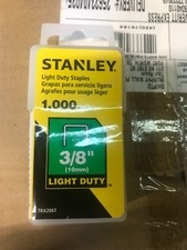 Stanley 3/8 Light Duty Staple (Box of 40)  40...