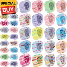 100 Pcs Adhesive Eye Patches for Kids Girls Cute Toddler Eye Patch Bulk Colorful