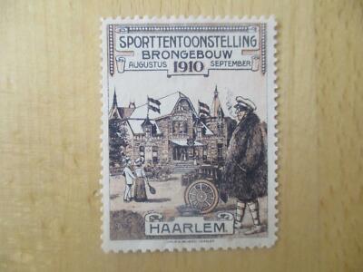 (5478) Reklamemarke - Sporttentoonstelling Brongebouw 1910 Harlem