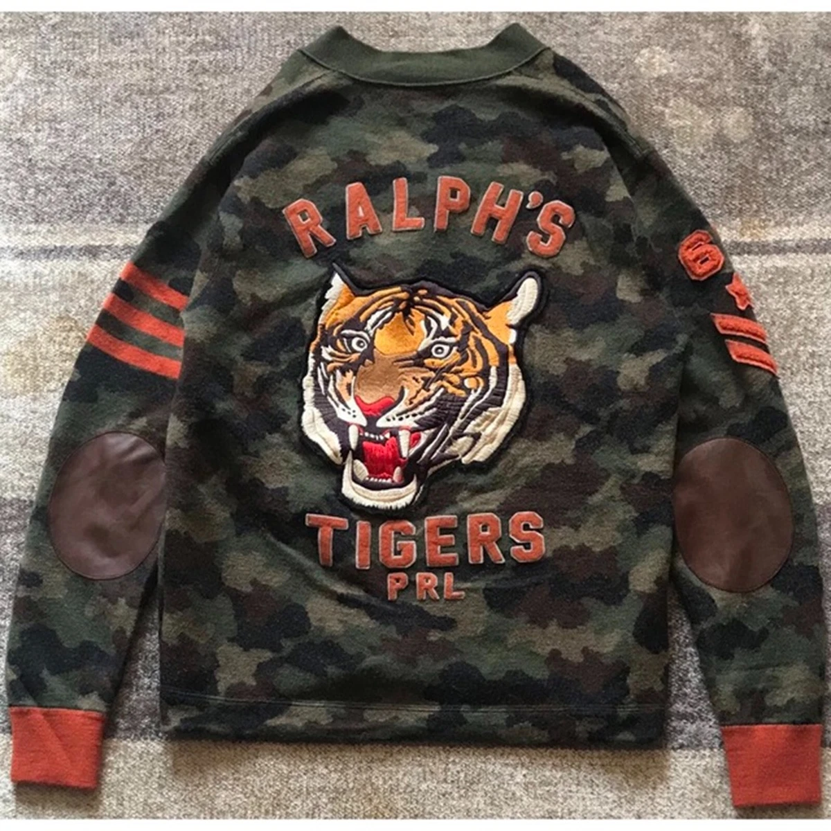 Ralph lauren shop camo cardigan