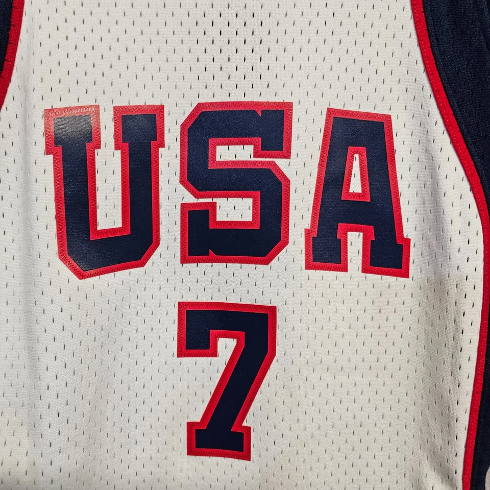 NWT Mitchell &Ness 2004 USA Olympics Sheryl Swoopes 7 White Jersey Adult M $135 - Image 2 of 4