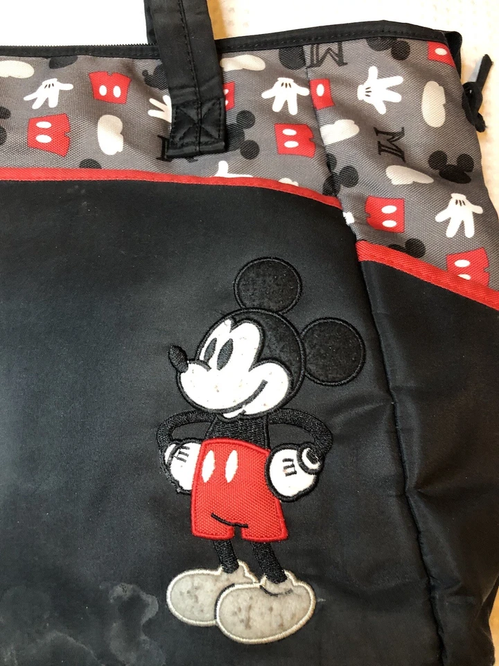 Disney Baby - Mickey Mouse - Usado - Bolsa de pañales para bebé - Niñas/Niños - Negro y Rojo Foto 2 de 4