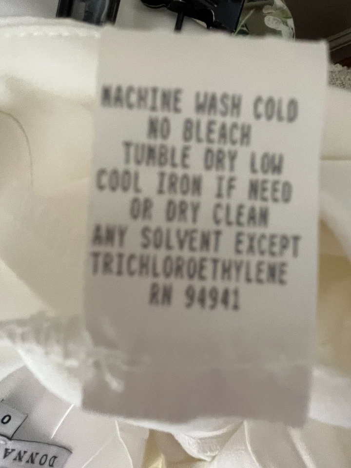 Pantalones blancos Donna Degnan para mujer talla 0 Foto 3 de 4