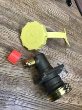 Propane Bulkhead Gas Fitting Hose Adapter