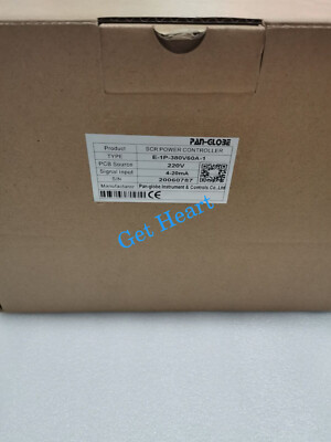 New PAN-GLOBE E-1P-380V125A-1 SCR power controller FedEX or DHL or UPS