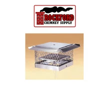 Lock Top II Damper - Chimney Top Damper with Chimney Cap and Hardware