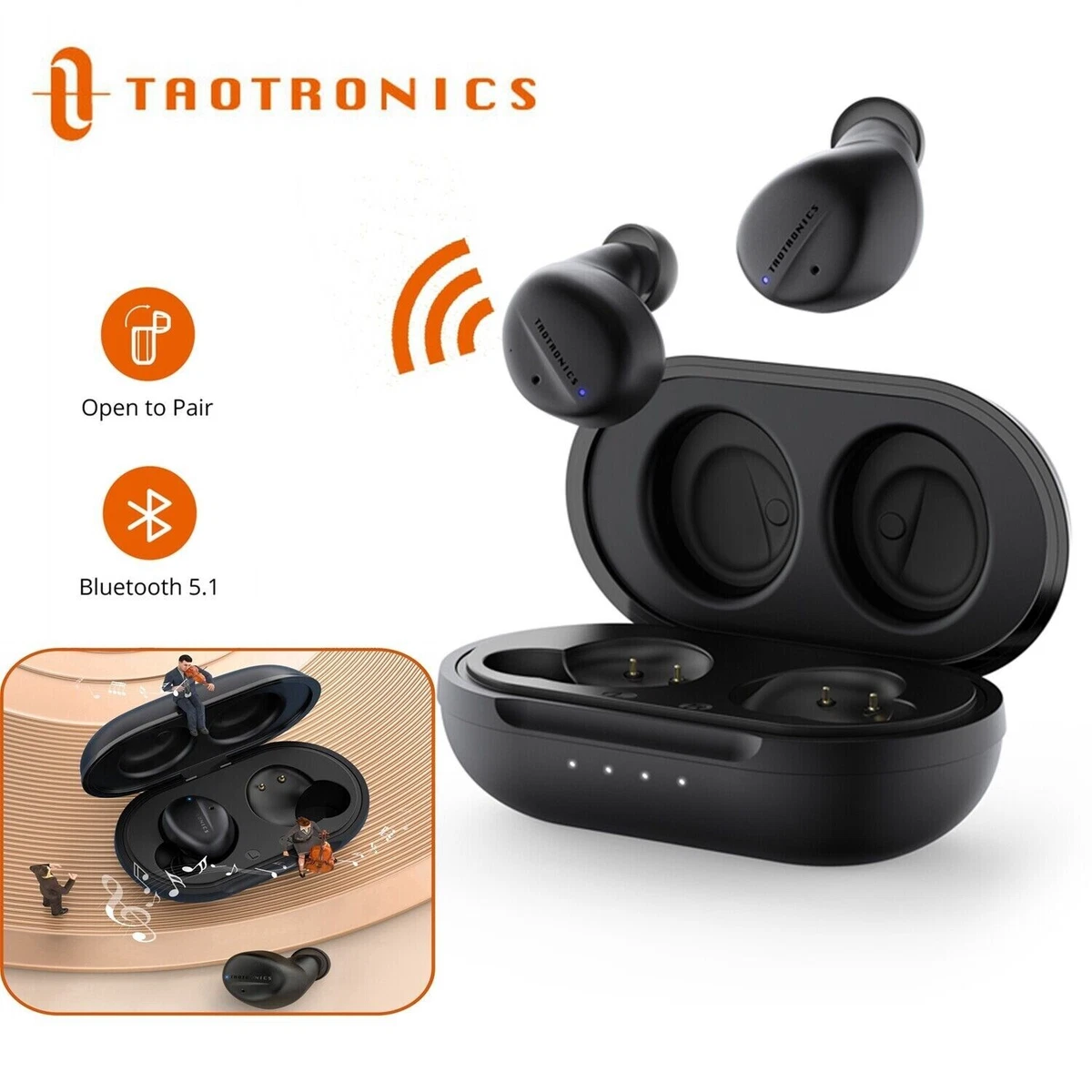 Taotronics wireless online earphones