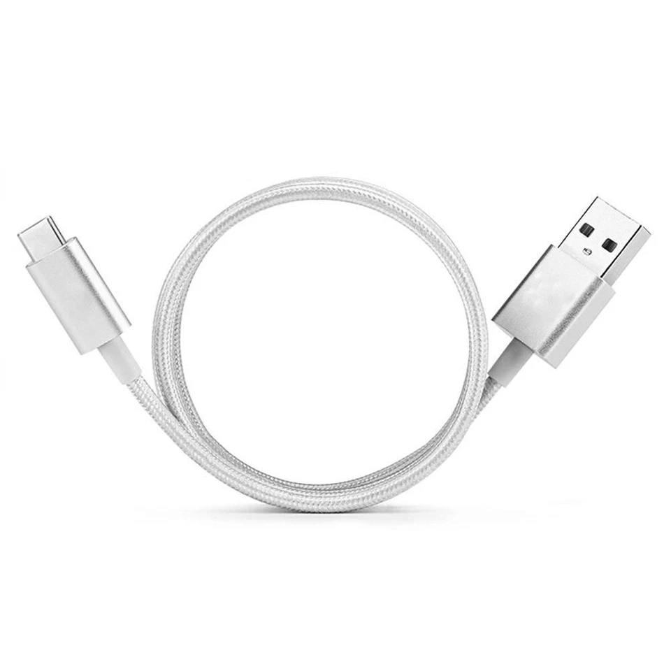 3 Ft Braided Rope USB 3.1 Type-C Data Sync Charger Charging Cable Cord For Phone - Image 3 of 4