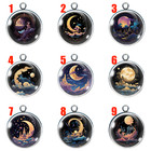 Celestial Moon Charms, Jewelry Making Charms