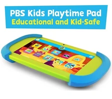 PBS Kids Playtime Pad 7" Kids Safe Tablet 16GB Android WiFi Dual-Camera Age 2-10