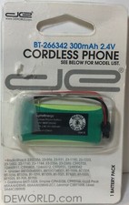Cordless Phone Battery BT-266342 300 mAh 2.4V battery