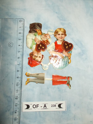 OF-A238 i: Hänsel u Gretel,TB L&B 31042 Oblaten Scraps Glanzbild Lebkuchenbilder