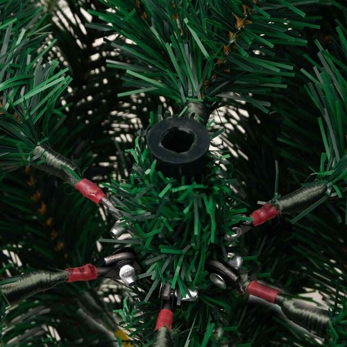 NNEVL Artificial Hinged Christmas Tree with Cones and Berries 150 cm - Bild 7 von 8