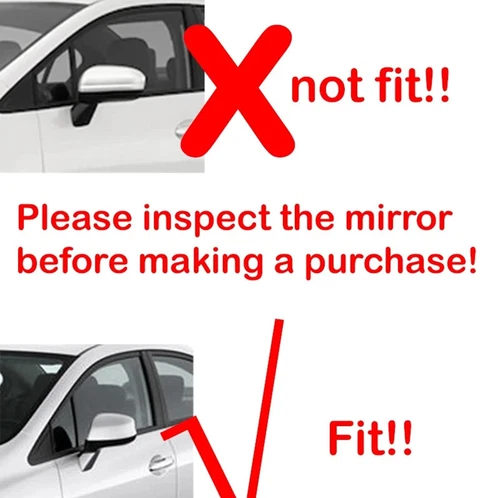 Carbon Fiber OX Horn Side Rearview Mirror Cover Cap For Honda Civic 2012-2015 - Picture 2 of 11