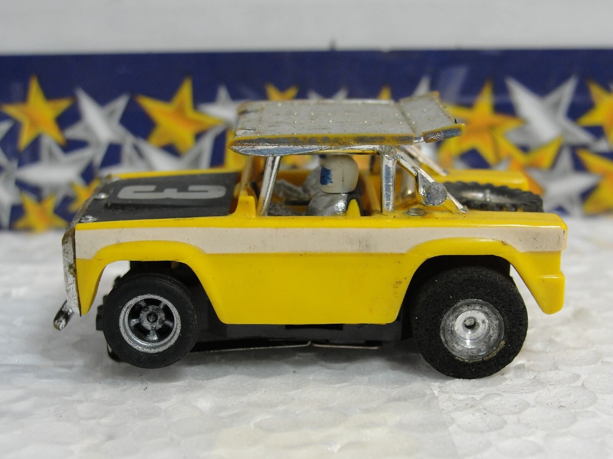 AFX Aurora Slot Car Ford Baja Bronco Yellow | eBay