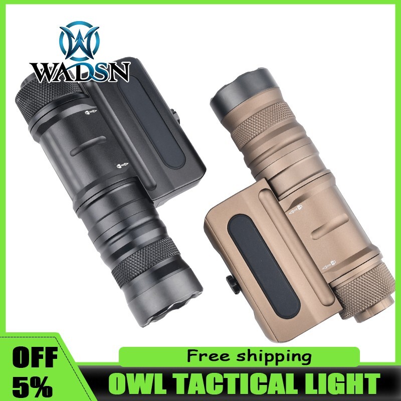 WADSN OWL Light Tactical 1500lumens Flashlight Metal CNC Hunting