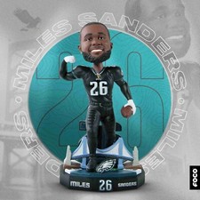 MILES SANDERS Philadelphia Eagles NFL Ambassador Bobblehead NIB!