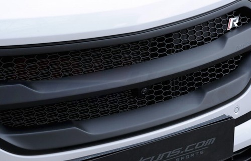 GLOSS BLACK Roadruns Replacement Radiator Grille for Hyundai Santa Fe 2017-2018 - Picture 5 of 13