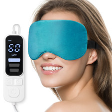 Ezona Heated Eye Mask, Warm Eye Compress Mask for Dry Eyes