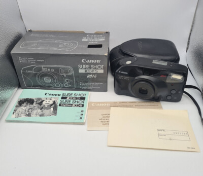 Canon SureShot Zoom-S Objektiv 38-60mm Zoom 35mm Filmkamera Auto Blitz OVP +Tasche 