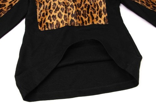 Jean-Paul GAULTIER FEMME Leopard Fur Switching Shirt Size 40(K-140383) - Picture 11 of 12