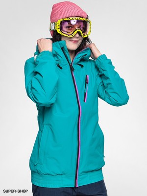 Volcom Panorama Insulated Jacket Womens 8k Waterproof XXS Teal