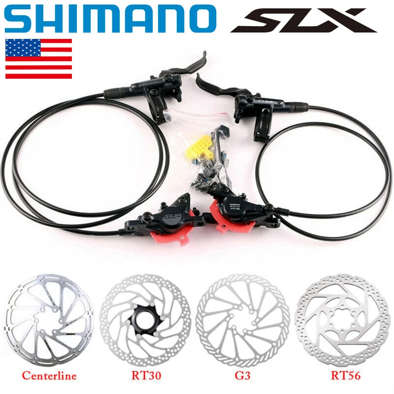 Shimano slx m7100 front and rear disc brake set discount