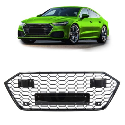 Wabengrill Kühlergrill schwarz glanz passt Passend für Audi A7 C8 ab 2018 kein R