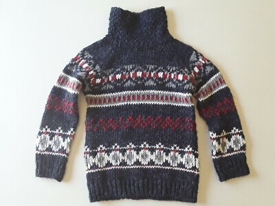 knit jacquard sweater