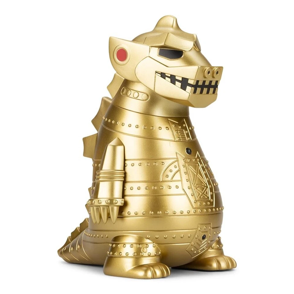 Kidrobot Mecha Godzilla 8" Vinilo Arte Figura MechaGOLDzilla COLOR DORADO NUEVO COMO NUEVO Foto 3 de 4
