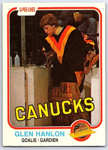 1981-82 O-Pee-Chee Glen Hanlon Vancouver Canucks #336