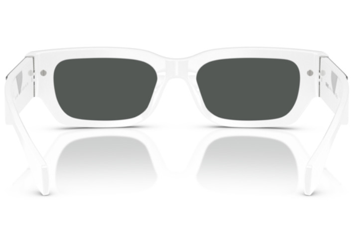 Versace VE4465F 545987 Black-White/Dark Grey Rectangular Women