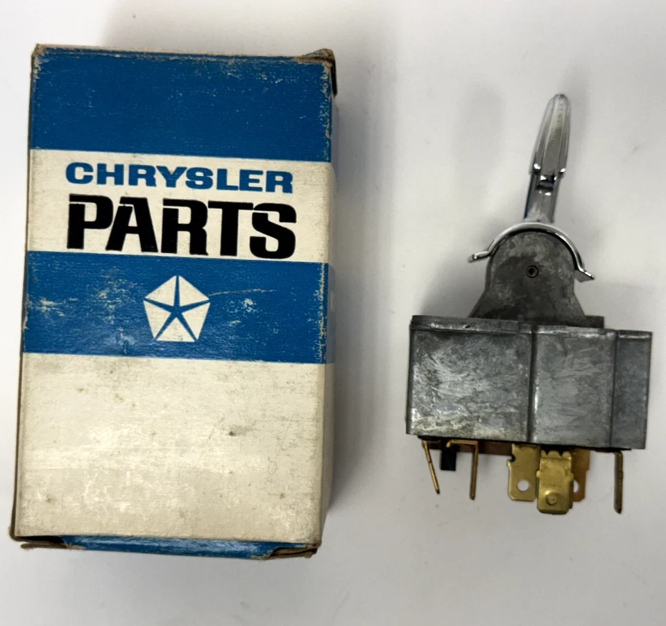 1968 Plymouth Dodge C-Body 3 Speed Windshield Wiper Control Switch 2864186 NOS - Image 3 of 4