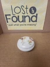 Takahashi San Francisco Hope Butterfly Porcelain Trinket Box Lidded Vintage 