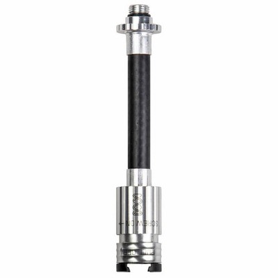 Presta & Schrader Compatible Durable Bike Pump Hose with Quick-Connect Clip, 17g