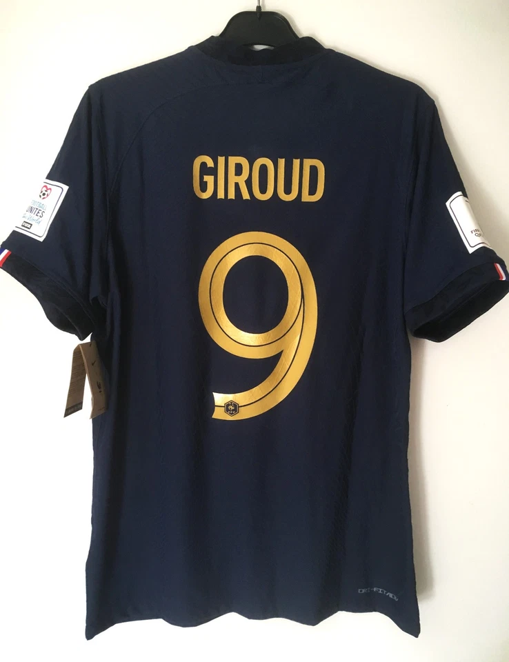 Maillot GIROUD Equipe de France 2022 Qatar Fifa taille L - Nike player no porté - Photo 2/4