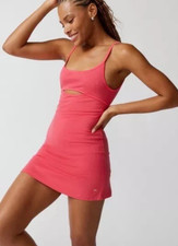 Out From Under Urban Outfitters Women's Harri Cutout Pink Mini Dress Sz Small
