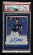 2019 Panini Donruss Optic Blue Prizm 7/25 Kyle Tucker PSA 9 MINT Auto 0n7b