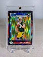 2024 Panini Donruss Optic - Michael Pratt - #280 RATED ROOKIE PURPLE SHOCK PRIZM
