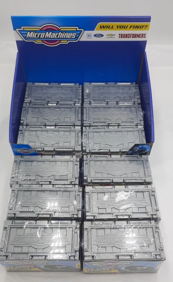 Hasbro Micro Machines Transformers Mystery Pack Complete Set of 12 & Display Box - Image 3 of 4