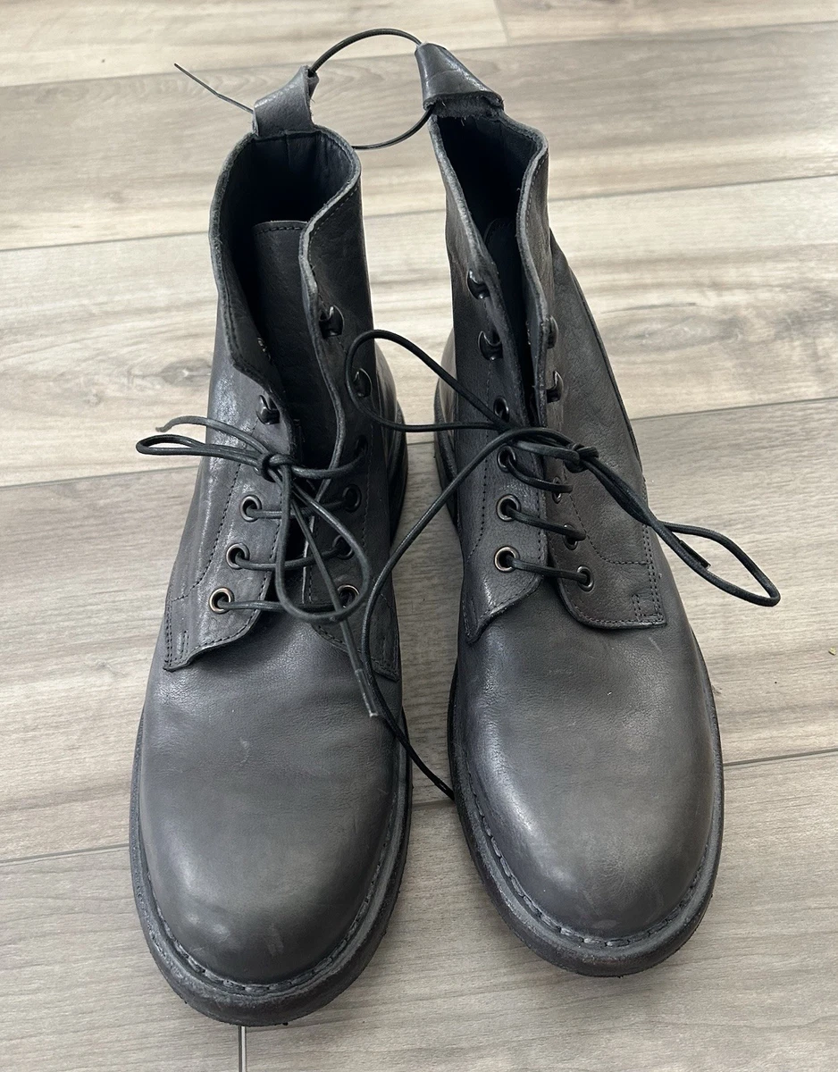 Moma Italy Frayed Canvas Artisan Combat Boots Mens 11 Avant Garde Grunge Moma Boots | eBay main image 2