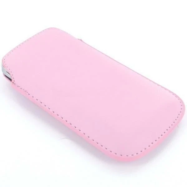 Funda de cuero rosa para Apple iPhone 4 4S Foto 4 de 4