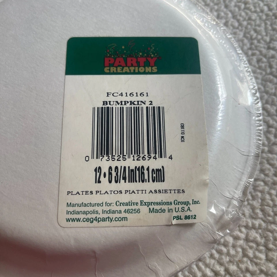 Vintage Halloween Paper Plates – 2 Packs (Party Creations) – Jack-o’-Lantern - Image 4 of 4