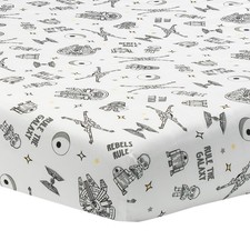 Lambs Ivy Star Wars Signature Rebels Rule Cotton Fitted Crib/Toddler Sheet