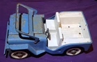 Vtg 1960's Tonka Pressed Steel Toy #516 Blue and White Jeep Runabout Truck