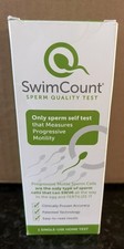 SwimCount Sperm Quality Test, 1 Single-Use Home Kit EXP 11/26