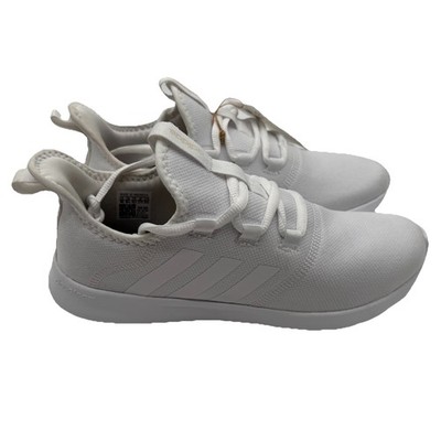 adidas Women's Cloudfoam Pure 2.0 Running Sneakers H04757 All White New Size 10
